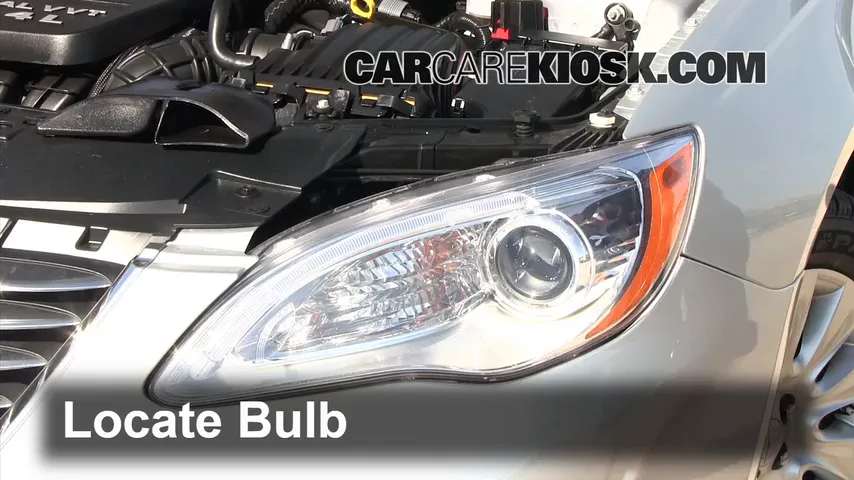2012 Chrysler 200 LX 2.4L 4 Cyl. Sedan (4 Door) Lights Parking Light (replace bulb)
